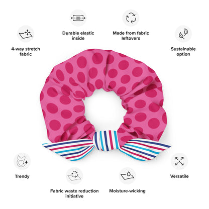 RECYKLOVANÁ GUMIČKA S RŮŽOVÝM MEDVÍDKEM